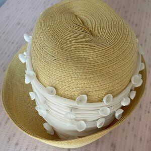 Frank Olive Hat of New York Vintage Straw Hat